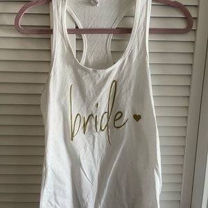 Bride Cotton Tank top